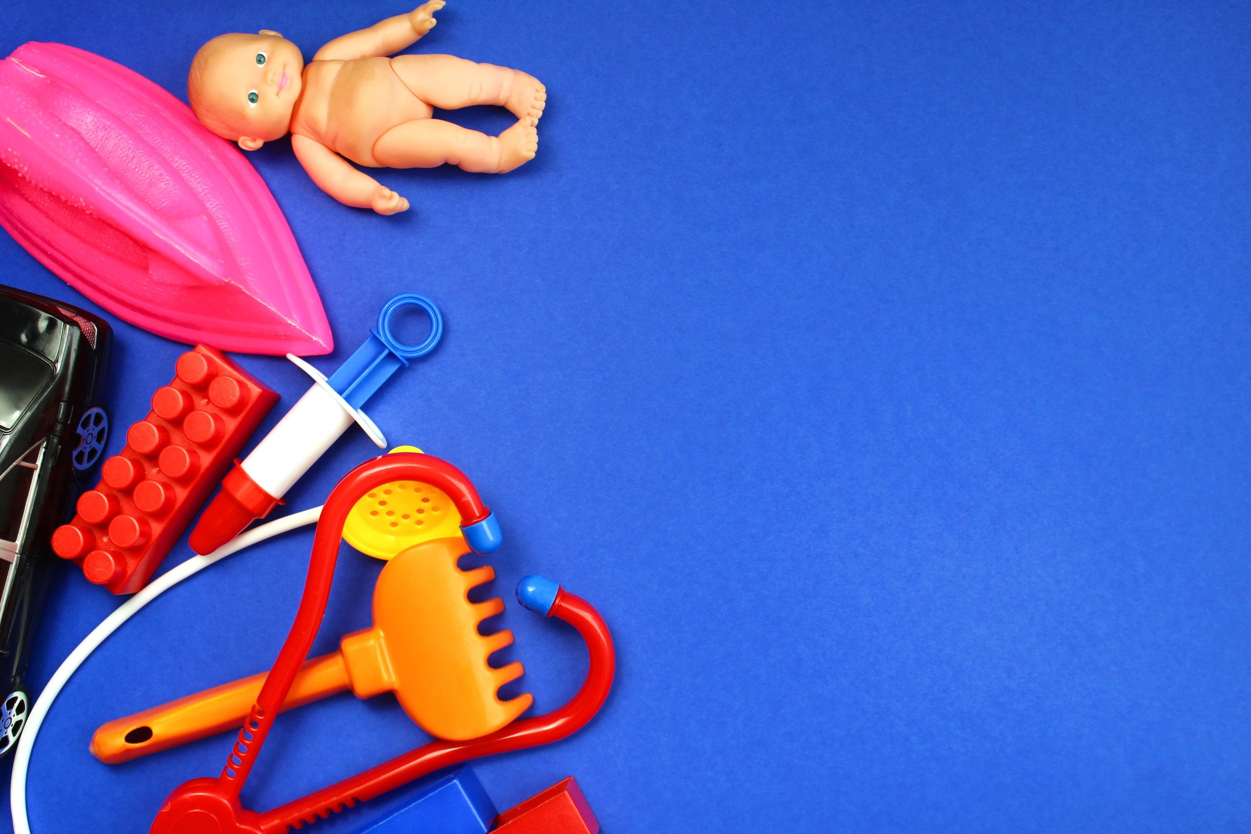 Toy-themed profile image for repeat customer testimonial